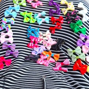 Yaka 30 pairs Littles Bow for girls dog.
